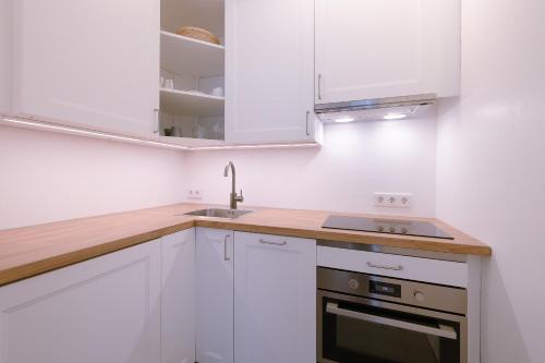 Kuchyňa alebo kuchynka v ubytovaní Gregor's Sonnenapartment