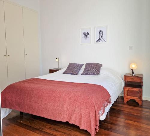 Postel nebo postele na pokoji v ubytování Upscale, spacious & peacefull 3-bedroom apartment