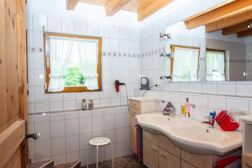 Koupelna v ubytování Ferienwohnung Birgit