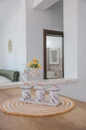 Posezení v ubytování Casa Selimi