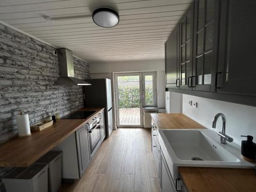Dapur atau dapur kecil di Ferienwohnung Südblick Gevelsberg