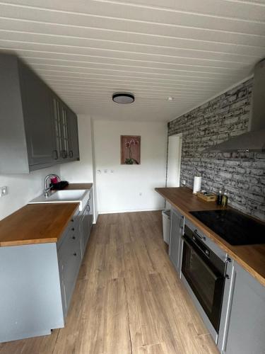 Dapur atau dapur kecil di Ferienwohnung Südblick Gevelsberg