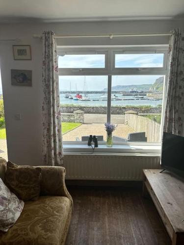 Posezení v ubytování Beachside House Rathlin Island
