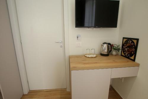 Kuchyň nebo kuchyňský kout v ubytování Hotel Villa ATA