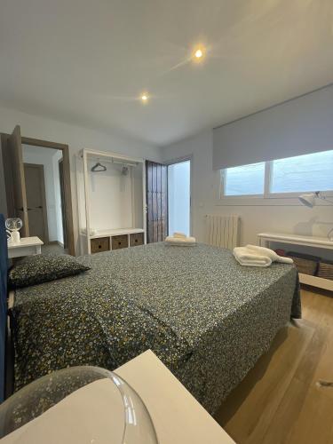 a bedroom with a large bed in a room at Villa Gracia in Mijas