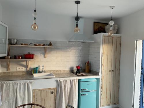 Η κουζίνα ή μικρή κουζίνα στο Casa Tartaruga