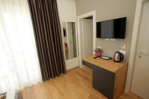Kuchyň nebo kuchyňský kout v ubytování Hotel Villa ATA