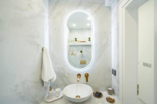 Ένα μπάνιο στο Rhodes Center Luxury Suite