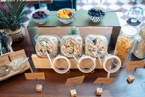 B&Bの敷地内または近くでの食事または食べ物