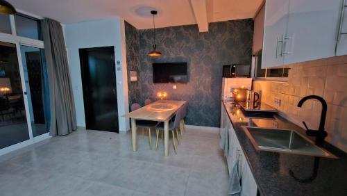 Nhà bếp/bếp nhỏ tại Appartement Cara do Mar