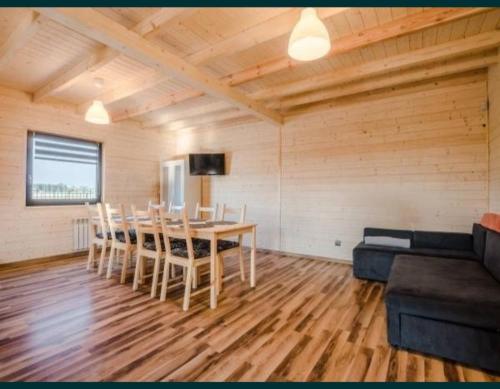 Χώρος καθιστικού στο Domki letniskowe Marcelina