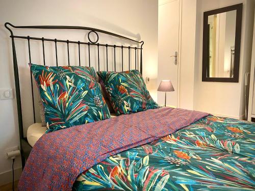 Postel nebo postele na pokoji v ubytování Appartement cosy