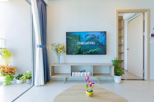 TV a/nebo společenská místnost v ubytování The Sóng Condotel in Vung Tau City - The Sóng Real Company