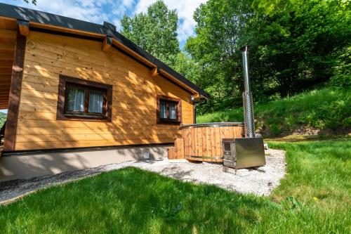 Chaty pod lesom Oščadnicaにある庭