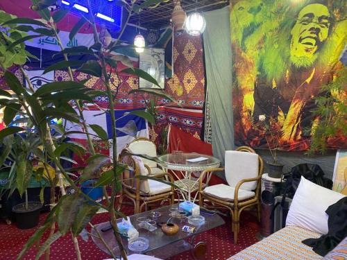 peace garden hostel & campにあるシーティングエリア