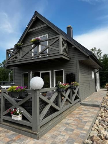 Domek na Kaszubach z sauną i jacuzzi