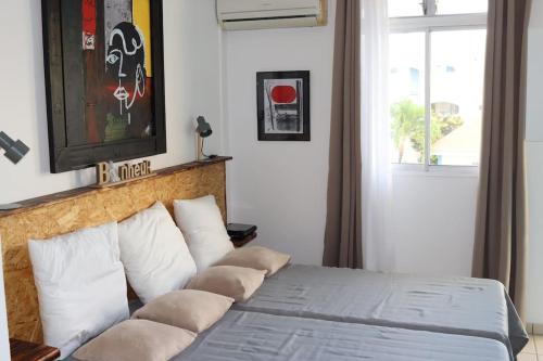 Postel nebo postele na pokoji v ubytování Studio piscine 3 îlets