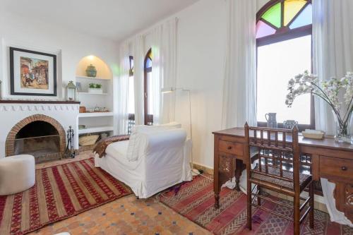 Coin salon dans l'établissement Casa mesana