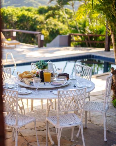 Mad på bed and breakfast-stedet eller i nærheden