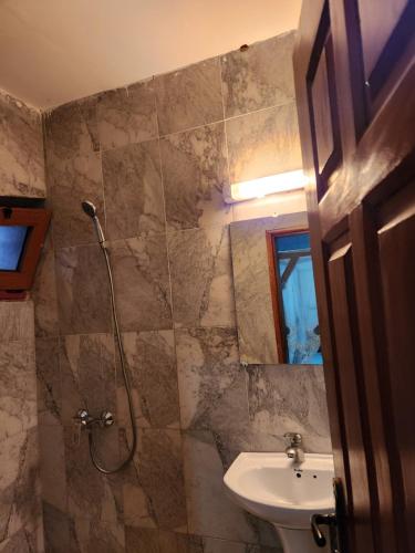 Et badeværelse på La cachette