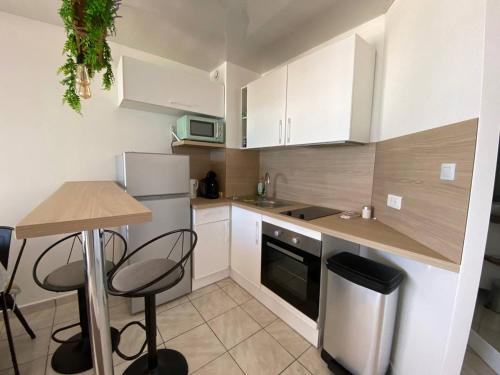 Grand Studio 2 Pers, Vue Mer, Parking Privé