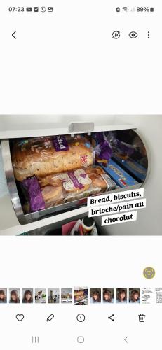 an image of a refrigerator with food in it at The Annex in Briston