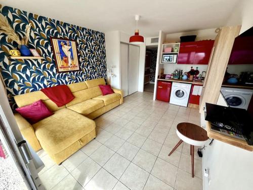 Studio de Saint-Laurent 200m de la plage