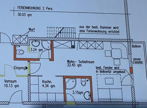 Pelan lantai bagi Tschurtschenthalerhof am Ort