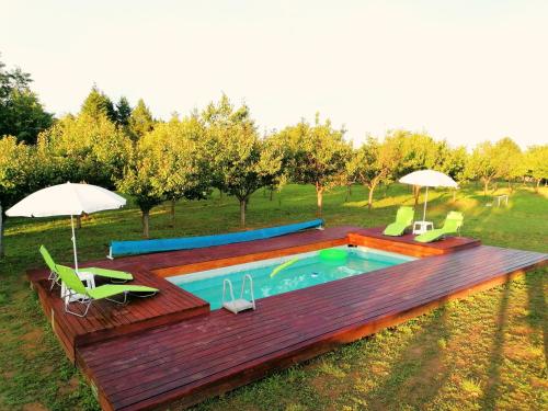 A piscina em ou perto de Sunny Side Fruska Gora -touristic estate
