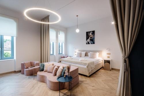 Giường trong phòng chung tại Boulevard Boutique B&B