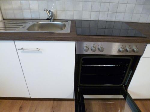 Η κουζίνα ή μικρή κουζίνα στο Nice Apartment in Vöhringen