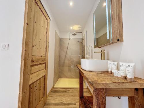 Koupelna v ubytování Chalet Bahia - Les Gets - secteur le Lavay