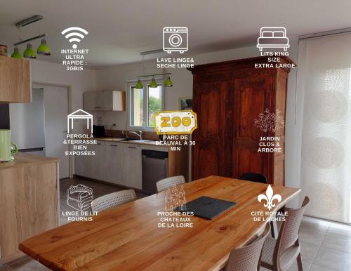 Le Logis d'Emeric avec paisible jardin Clos&Arboré