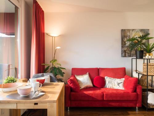Χώρος καθιστικού στο Apartment B410 by Interhome