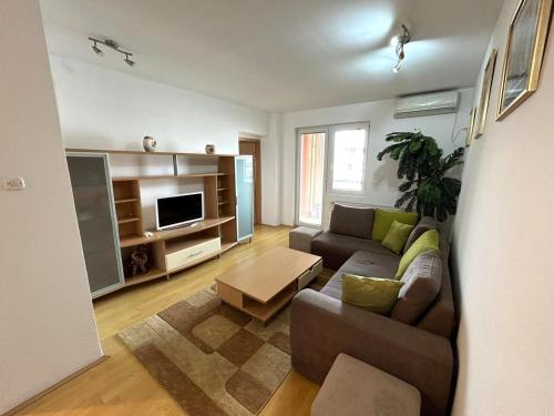 Posezení v ubytování ES Apartment - Skopje