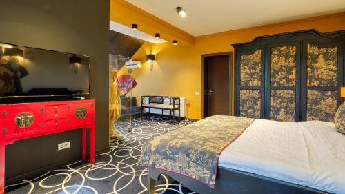 Katil atau katil-katil dalam bilik di Relax in Style Boutique Villa