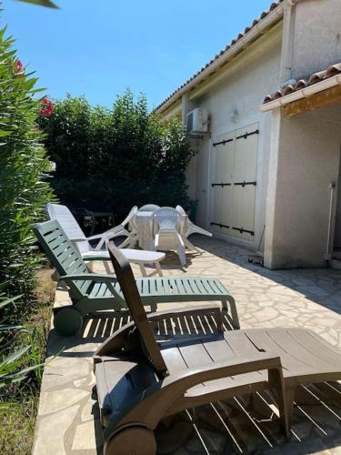 Jolie Villa 6 pers terrasse et Parking 400 m plage - V0736
