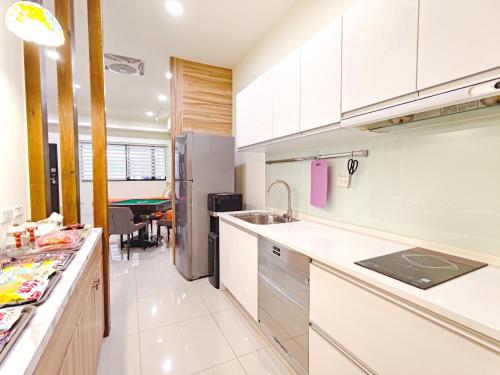 Kuchyň nebo kuchyňský kout v ubytování Wish Homestay