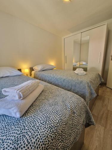 Apartman Kalinićにあるベッド