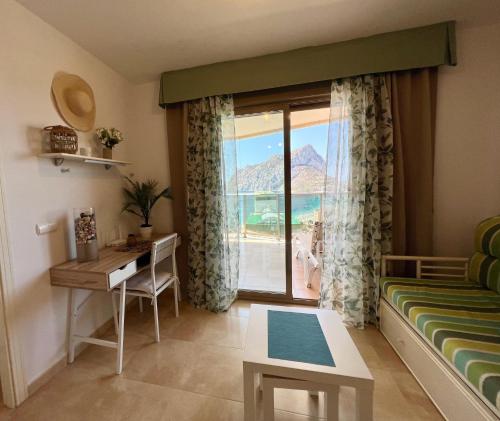 Posezení v ubytování Apartamento Esmeralda Suites