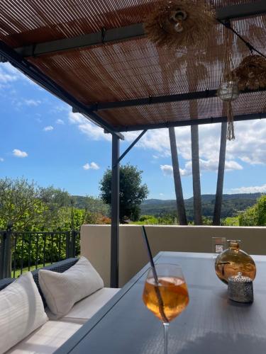 Balcon ou terrasse dans l'établissement La Bastide Gourmande