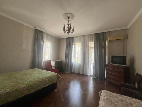 TV a/nebo společenská místnost v ubytování Tinas sweet home