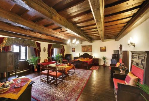 Posezení v ubytování Hotel Ruze