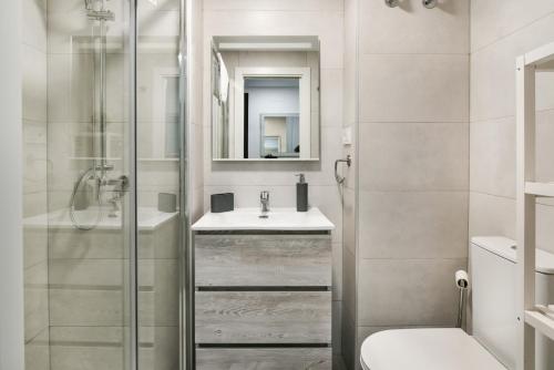 Koupelna v ubytování Nogalera Party&beach Select