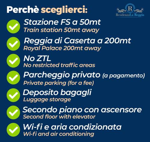 a screenshot of a cell phone with the words periodic sextet at Residenza La Reggia in Caserta