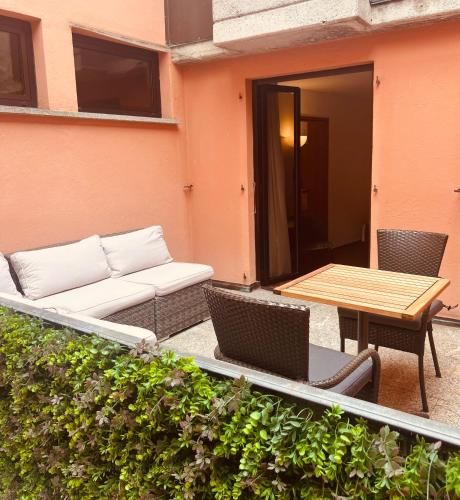 Χώρος καθιστικού στο Piazza Ascona Hotel & Restaurants