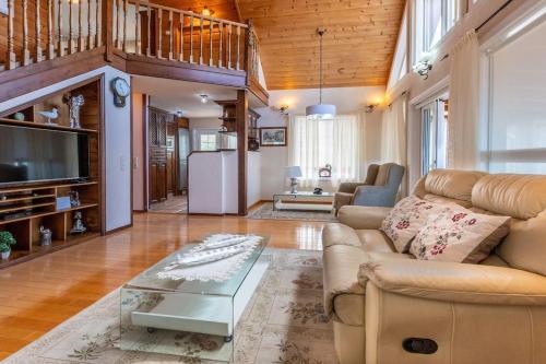 Χώρος καθιστικού στο Villa Carlitos by Villas Vista Gomera
