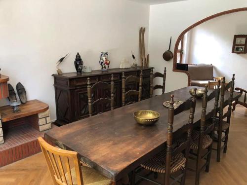 Χώρος καθιστικού στο Gîte de la Fount Del Roy