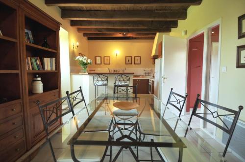 Χώρος καθιστικού στο Gite Vert Maison Bretonne