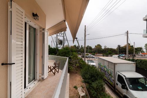 Το κτήριο όπου στεγάζεται  το διαμέρισμα